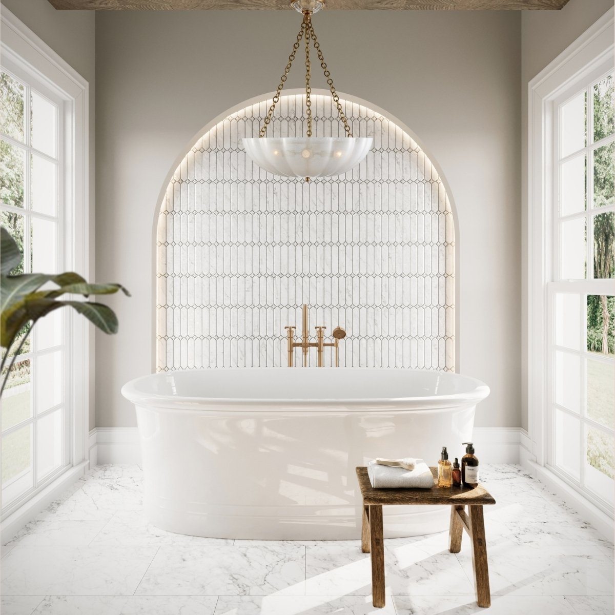 Wnętrze Magdy Fornal z mozaiką Raw Decor